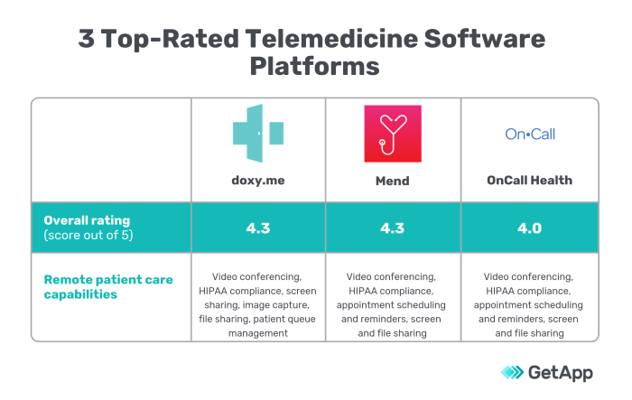 3 Top-Rated Telemedicine Software Platforms